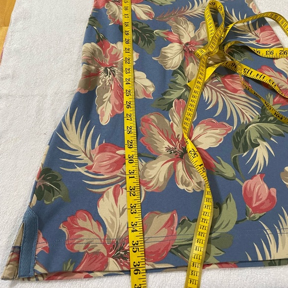 AMERICAN LIVING WOMENS SHIRT SLEEVE TROPICAL T SHIRT DRESS. ABOVE KNEE S… - Picture 12 of 14